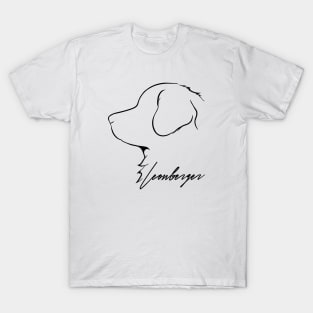 Proud Leonberger profile dog lover gift T-Shirt